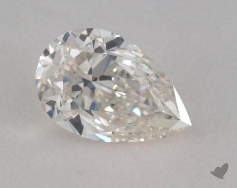 0.49 Carat G-VVS2 Pear Cut Diamond 