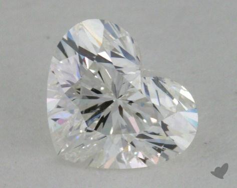 0.72 Carat G-SI2 Heart Cut Diamond 