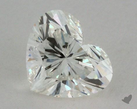 0.94 Carat H-SI1 Heart Cut Diamond 