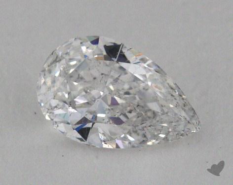 0.79 Carat E-SI2 Pear Cut Diamond 