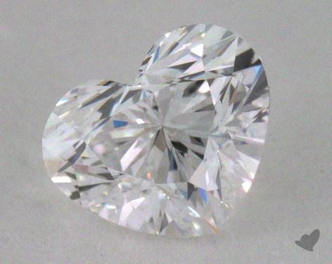 0.51 Carat D-VVS1 Heart Cut Diamond 