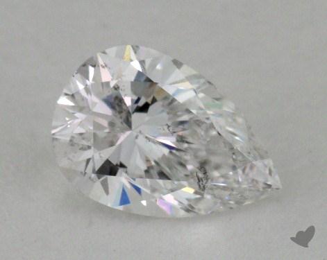 <b>0.72</b> Carat E-SI2 Pear Cut Diamond 