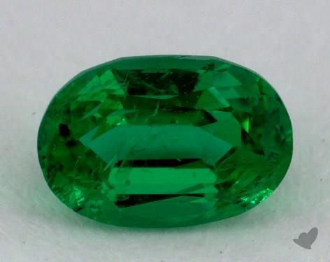 <b>0.86</b> carat Oval Natural Emerald