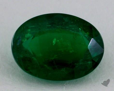 <b>1.54</b> carat Oval Natural Emerald