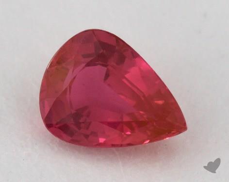 <b>1.05</b> carat Pear Natural Pink Sapphire
