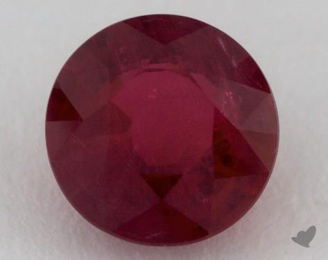 <b>2.24</b> carat Round Natural Ruby