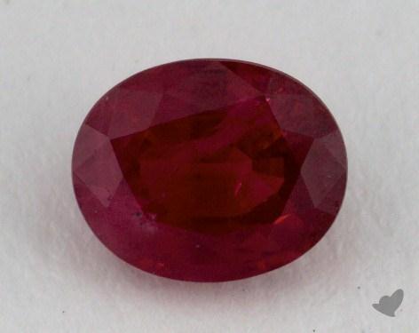 <b>0.82</b> carat Oval Natural Ruby