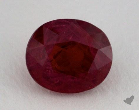 <b>4.05</b> carat Oval Natural Ruby