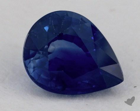 <b>3.05</b> carat Pear Natural Blue Sapphire