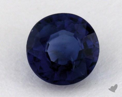<b>0.83</b> carat Round Natural Blue Sapphire
