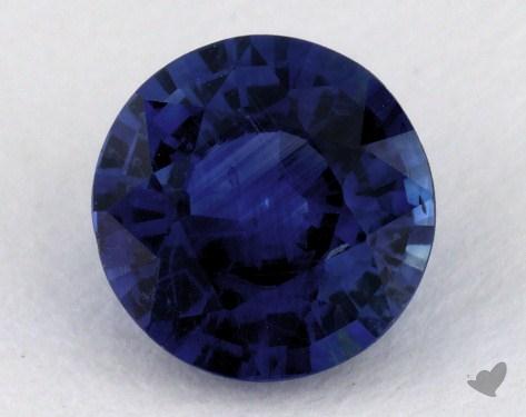 <b>1.05</b> carat Round Natural Blue Sapphire