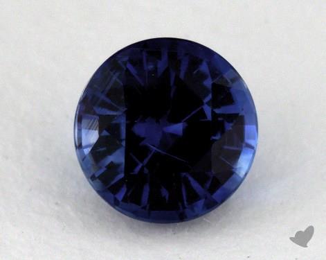 <b>1.31</b> carat Round Natural Blue Sapphire