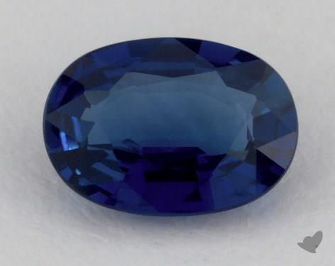 <b>0.87</b> carat Oval Natural Blue Sapphire