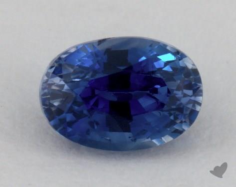 <b>0.96</b> carat Oval Natural Blue Sapphire