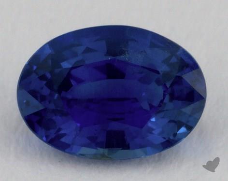 <b>1.06</b> carat Oval Natural Blue Sapphire