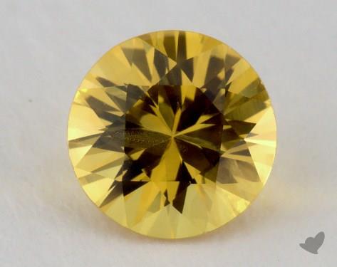 <b>1.18</b> carat Round Natural Yellow Sapphire