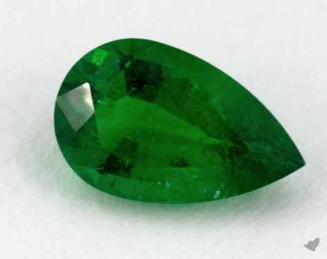 <b>1.02</b> carat Pear Natural Emerald