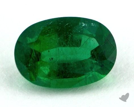 <b>1.54</b> carat Oval Natural Emerald
