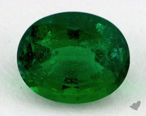 <b>2.08</b> carat Oval Natural Emerald