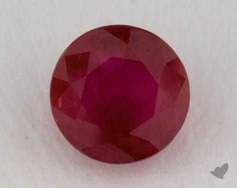 <b>1.22</b> carat Round Natural Ruby