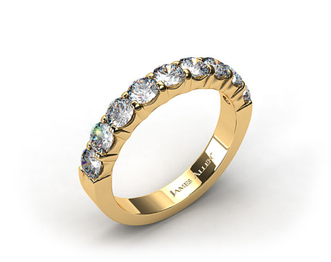  18k Yellow Gold 0.75ctw Common Prong Diamond Anniversary Ring