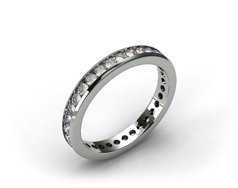 Ladies 0.75ctw* Channel Set Diamond Eternity Ring