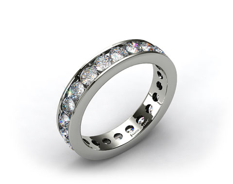 Ladies 2.00ctw* Milgrain Channel Set Diamond Eternity Ring