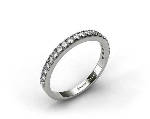Platinum 0.57ct Common Prong Diamond Wedding Ring