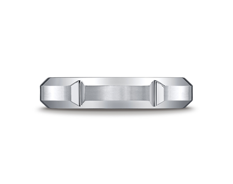Cobaltchrome 5mm Vertical Grooved Wedding Ring