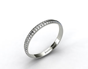 14k White Gold Y122 by Danhov Diamond Eternity Wedding Band